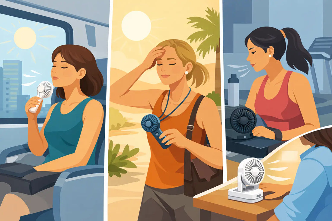 Best Small Fan for Hot Flashes on the Go