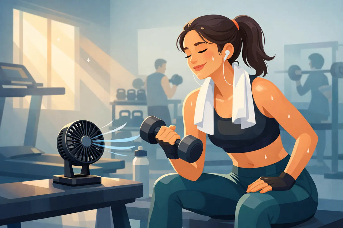 Portable Fan for Gym Workouts That Actually Helps