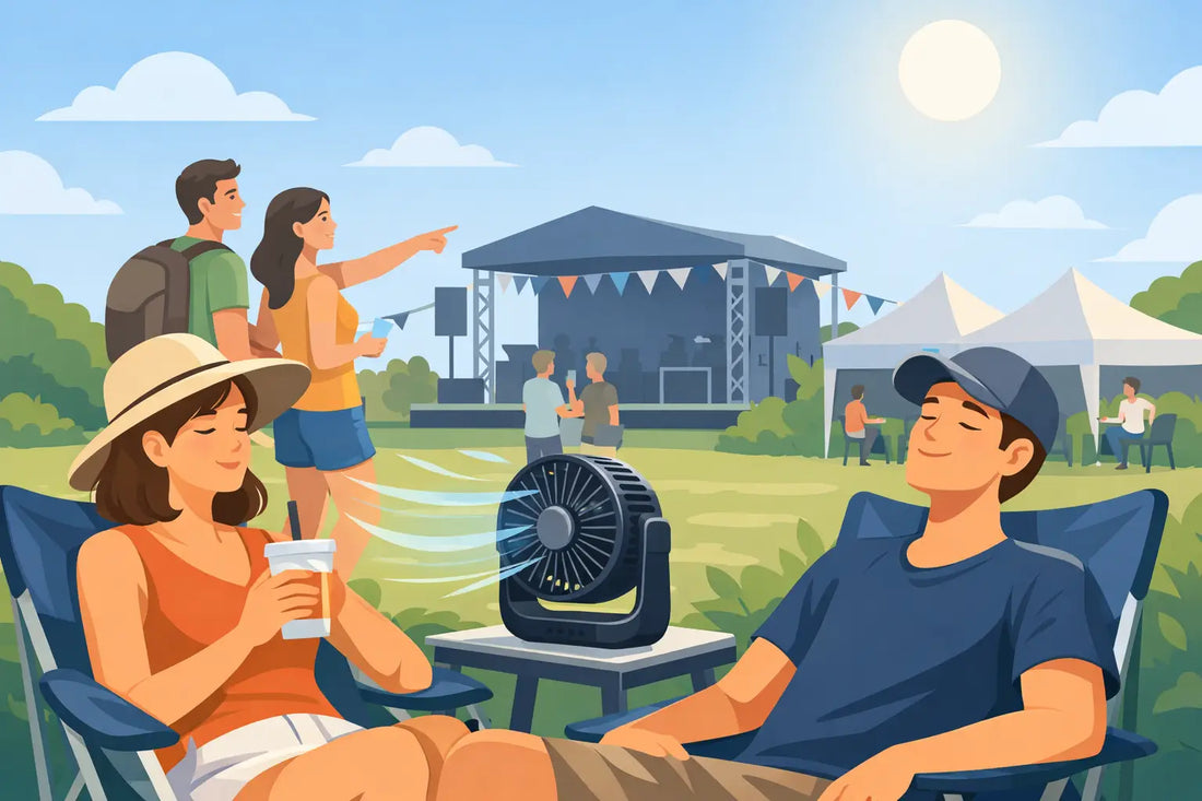 Portable Fan for Outdoor Events That Works